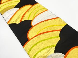 アンティーク 波模様織り出し袋帯(着用可)